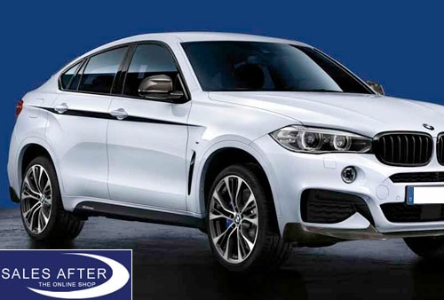 BMW M Performance X6 F16 Accent stripes, black/silver
