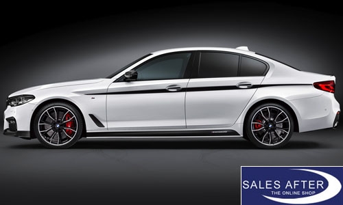 BMW M Performance G30 G31 Accent stripes, black/silver