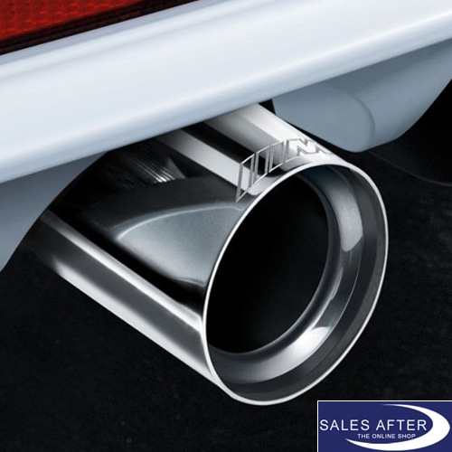 BMW F22 F23 F30 F31 F34 F32 F33 F36 M Performance Exhaust pipe finisher in chrome