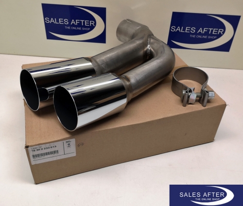 BMW X3 F25 X4 F26 Tailpipe chrome, 18d 20dX