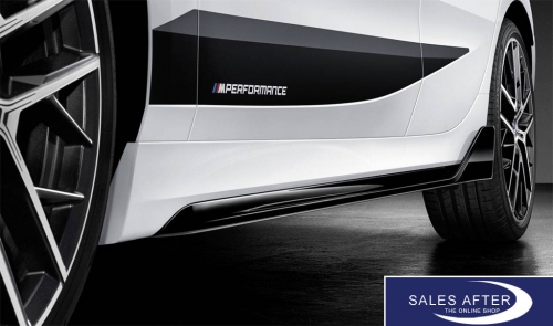 BMW M Performance F40 Set of sideskirts insert, glossy black