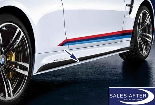 BMW M Performance F82 F83 M4 Aerodynamic Lower Blade Attachment, matt black