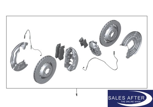 BMW M Performance F87 M2 Retrofit kit sport brakes