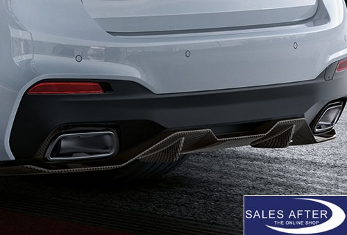 BMW M Performance G30 G31 M550dX M550iX Diffuser, matt black and carbon