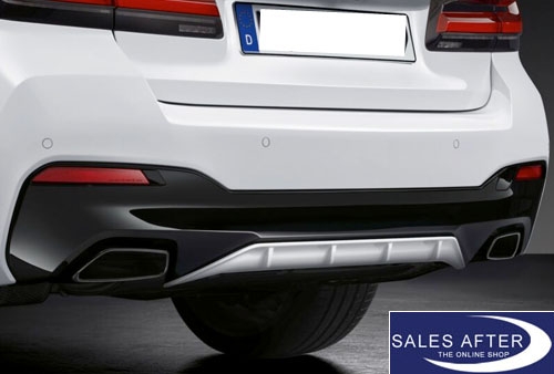 BMW M Performance G30LCI G31LCI Diffuser, matt black