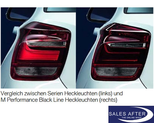 SalesAfter - The Online Shop - BMW M Performance 1 series F20 F21 Blackline  taillights