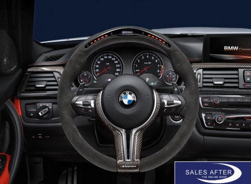BMW M Performance F80 M3 F82 F83 M4 Steering wheel in Alcantara Carbon with race display