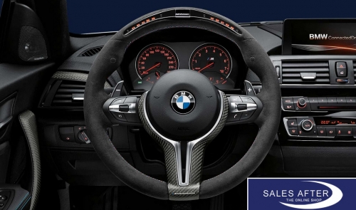BMW M Performance F87 M2 Steering wheel in Alcantara Carbon with race display