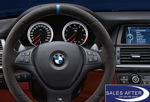 BMW M Performance X5 M E70 X6 M E71 Sport steering wheel alcantara