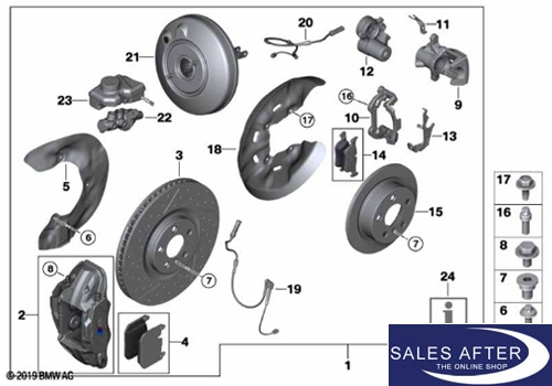 BMW M Performance F40 F44 Nachrüstsatz Sportbremse