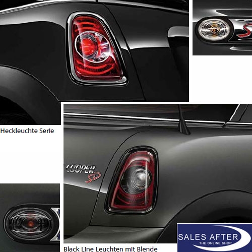 MINI R56LCI R57LCI R58 R59 Blackline rear lights, for jcw aero bumper