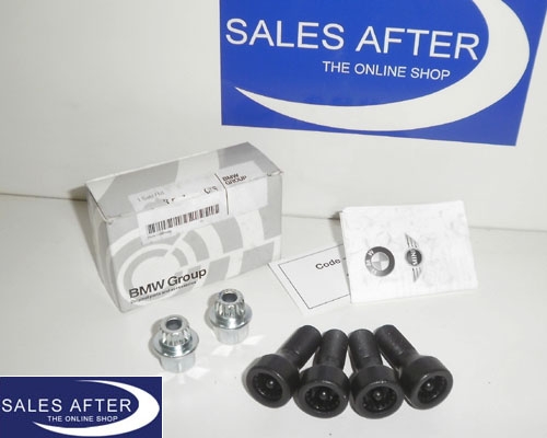 BMW Wheel bolt locks for rims, M14x1,25
