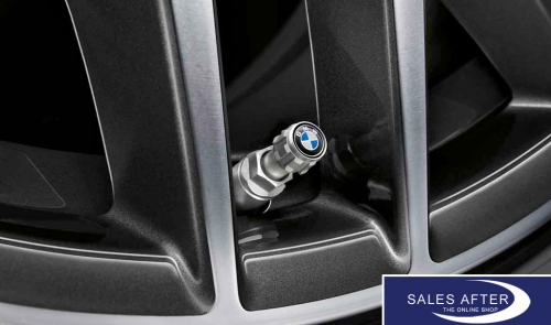 Genuine BMW Set of valve caps for rdc valves, BMW logo