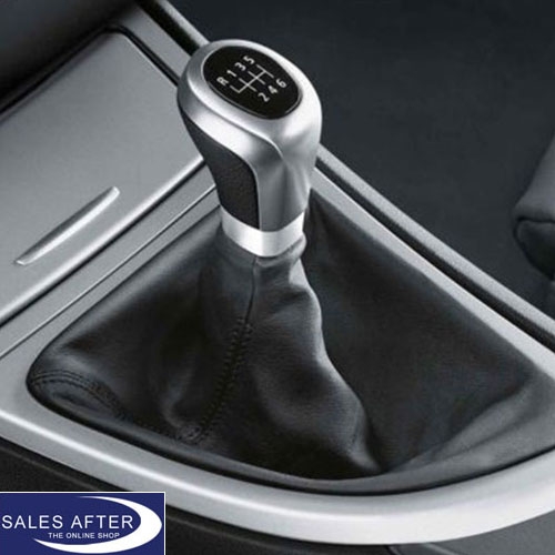 BMW 1 series E8x sport shift leather pearl gloss, 6 gear