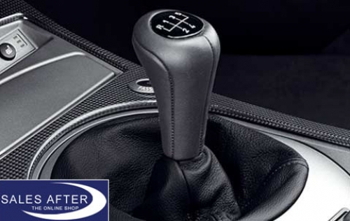 BMW 3 series E46 X5 E53 Z4 E85 Shift knop black leather, 5 gear