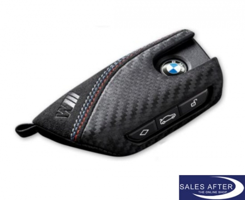 Genuine BMW M Performance Key case alcantara leather