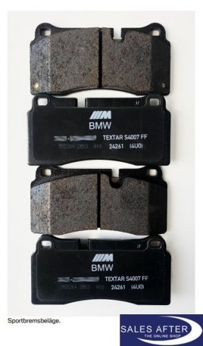 BMW F85 X5 F86 X6 Set of Sport Brake Pads front, X5M X6M