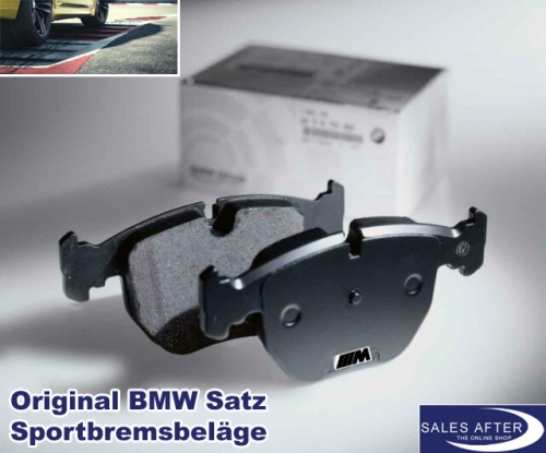 BMW F85 X5 F86 X6 Set of Sport Brake Pads front, X5M X6M