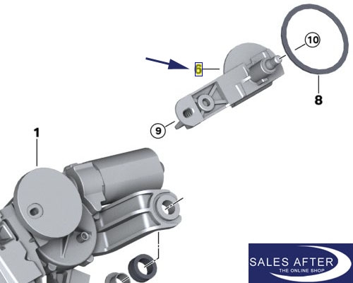 BMW Wipershaft pivot E91 E61, touring