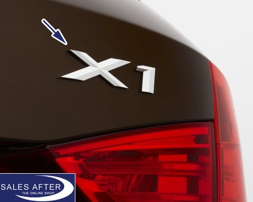 Genuine BMW X1 E84 lettering, X1