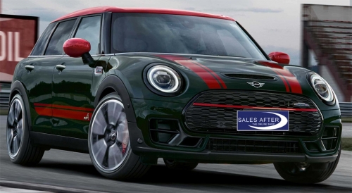 MINI F54 Clubman Set of decor ring headlights, black
